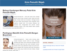 Tablet Screenshot of krimpemutihwajah.info